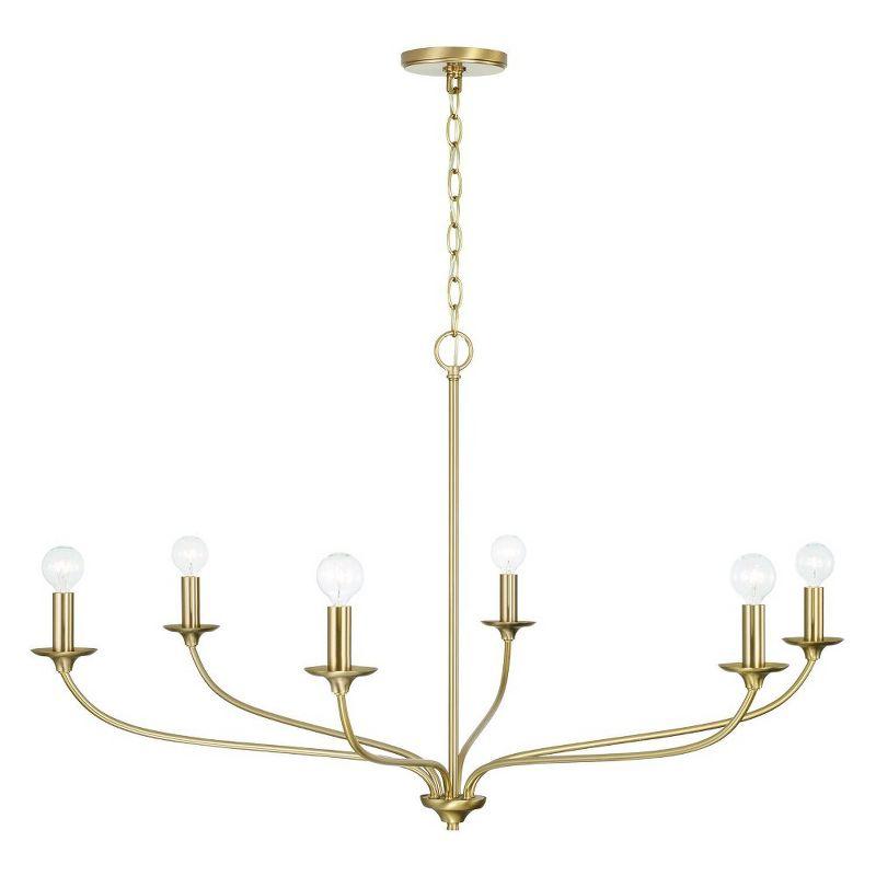 6 - Light Dimmable Classic / Traditional Chandelier