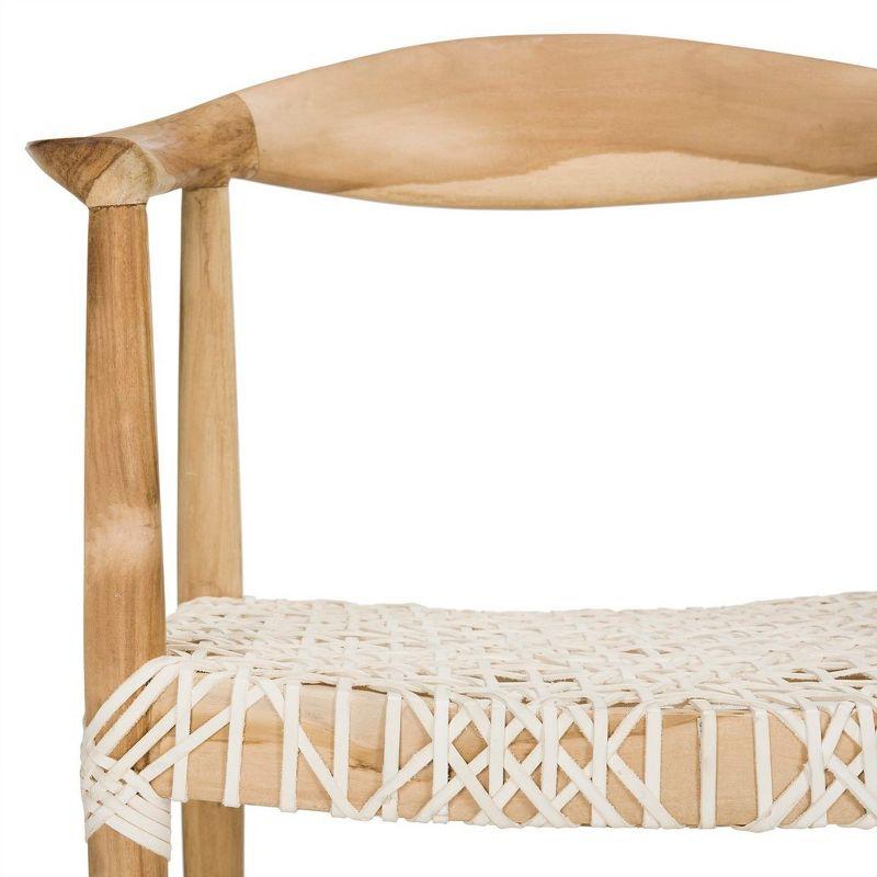 Kazbah Leather Dining Arm Chair