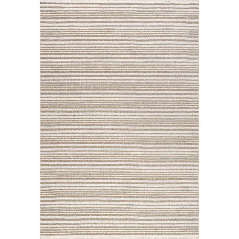 Nuloom Millicent Striped Reversible Machine Washable Indoor Area Rug