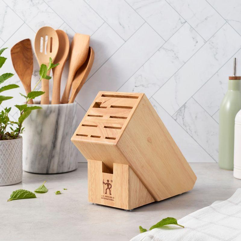 HENCKELS HENCKELS Edge Maintenance Hardwood Knife Block, Knife Storage, 11-slot