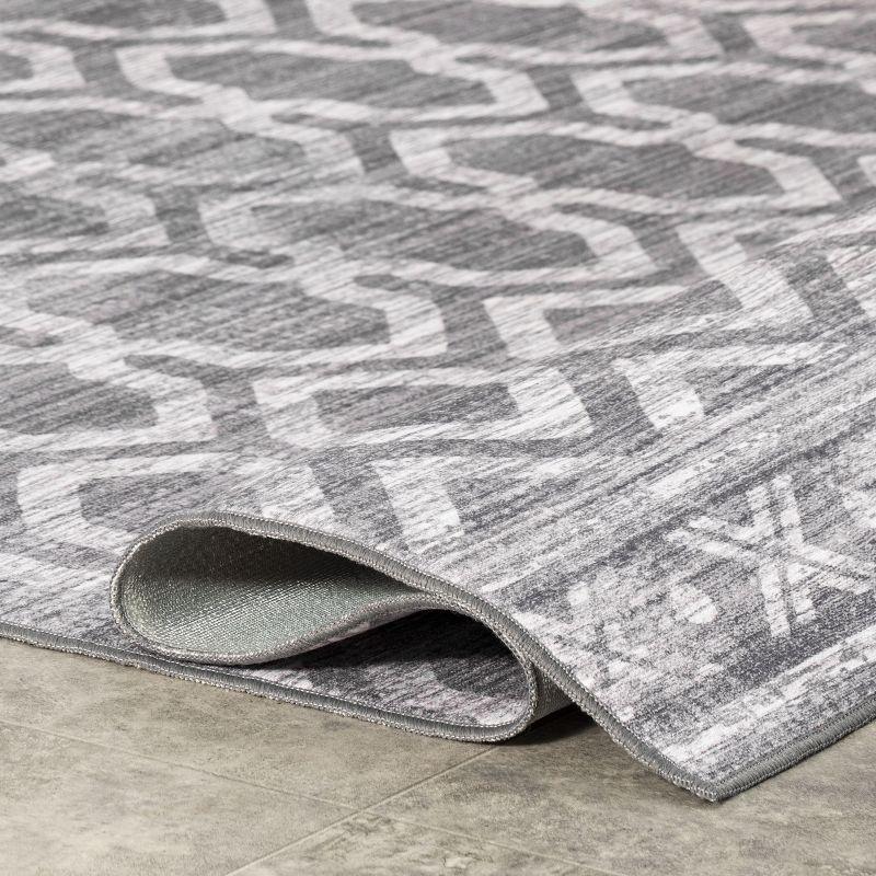 Nuloom Fae Geometric Machine Washable Indoor/Outdoor Area Rug