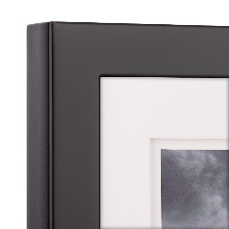 Gallery Solutions Wood Wall Frame with Double Mat Image