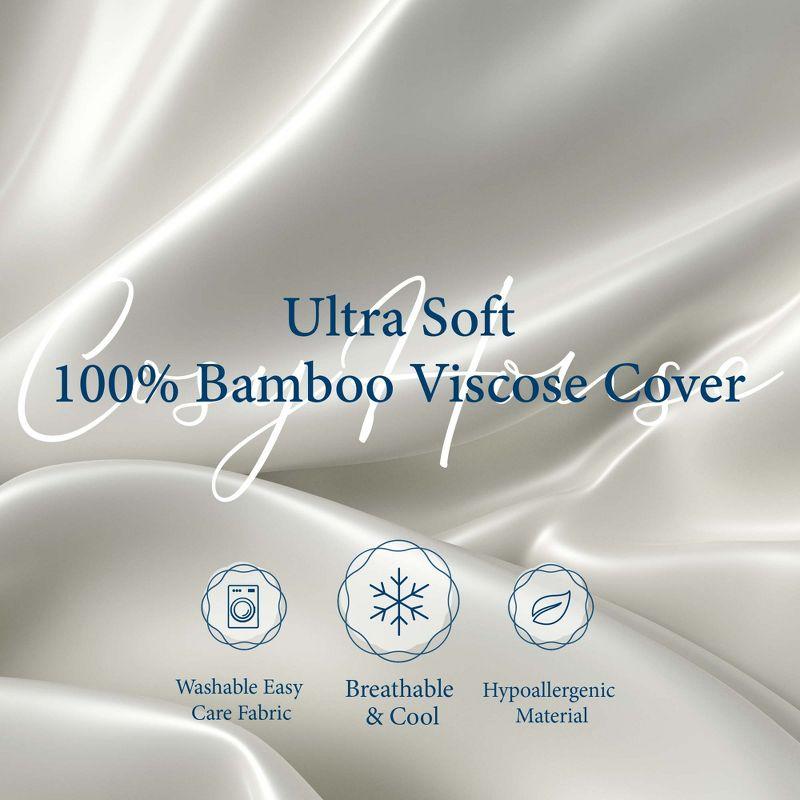 Cosy House Collection Adult Weighted Blanket - 100% Rayon Derived from Bamboo Removable Cover