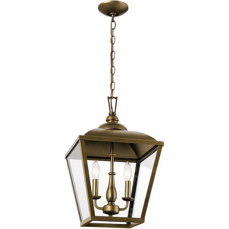 Gentle Hill 19" 2 Light Pendant Anvil Iron