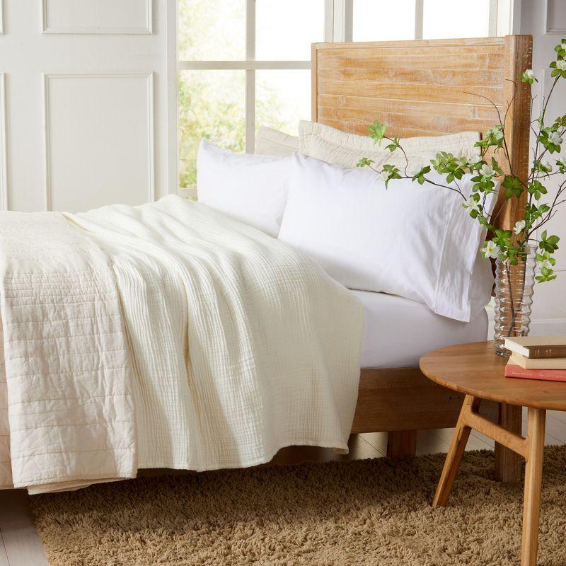 Market & Place 100% Cotton Muslin Bed Blanket