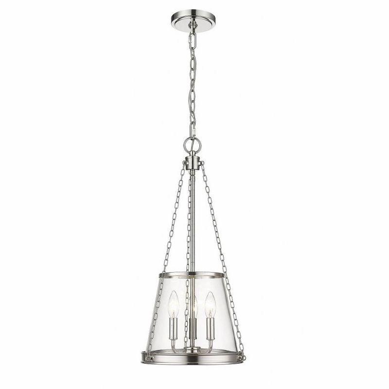 Z-Lite Prescott 3 - Light Pendant in  Polished Nickel