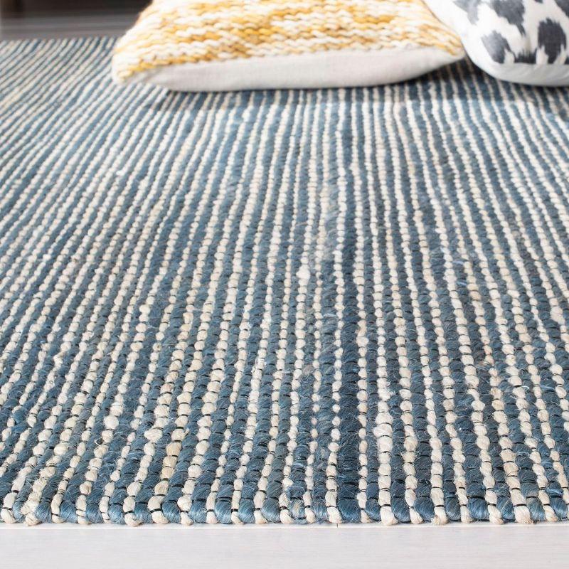 Marbella MRB303 Hand Loomed Indoor Area Rug - Blue/Ivory - 5'x8' - Safavieh
