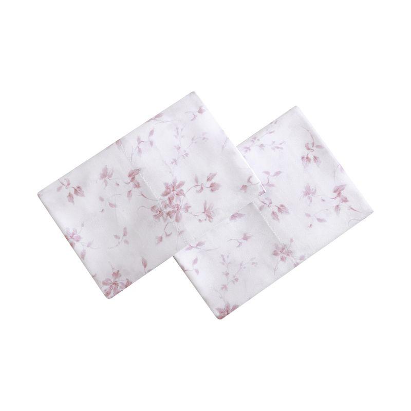 Laura Ashley Printed Cotton Sateen Pillowcase Set (Set of 2)