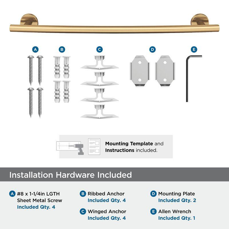 Arrondi™ Wall Mounted Towel Bar