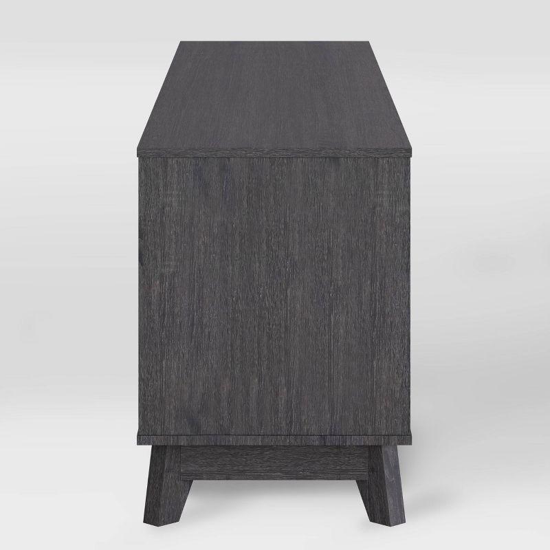Hollywood Wood Grain TV Stand for TVs up to 85" with Drawers Gray - CorLiving