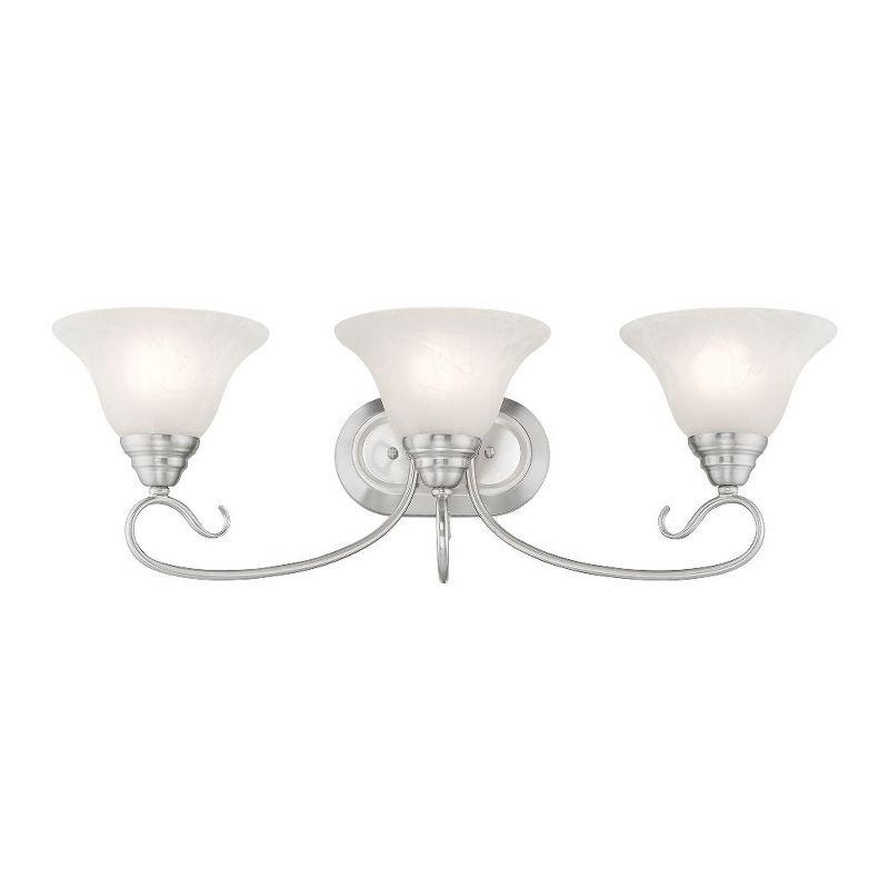 Livex Lighting Coronado 3 - Light Vanity in  Brushed Nickel