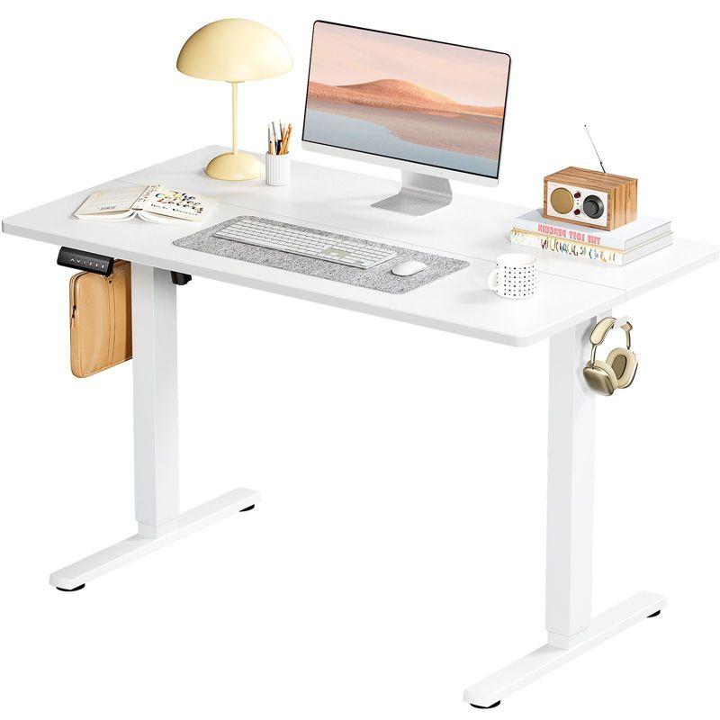 JIONJOY 40  Wide Height Adjustable Standing Desk - White