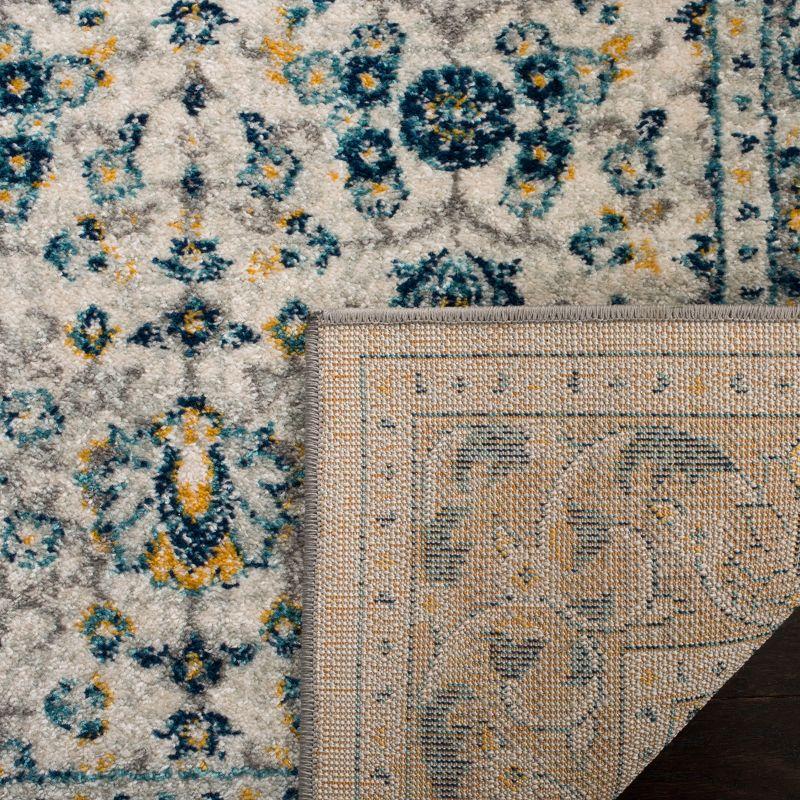 Madison MAD151 Power Loomed Indoor Area Rug - Ivory/Navy - 5'3"x7'6" - Safavieh