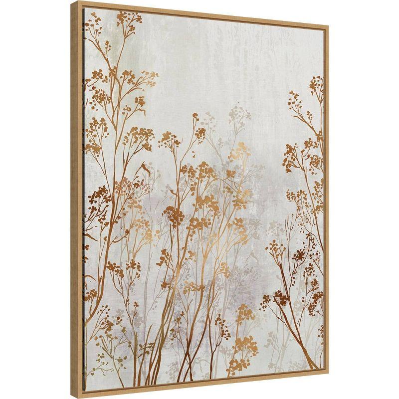 23" x 30" Botanical Bliss I by Asia Jensen Framed Canvas Wall Art Print - Amanti Art: Vertical Lithograph, Modern Decor