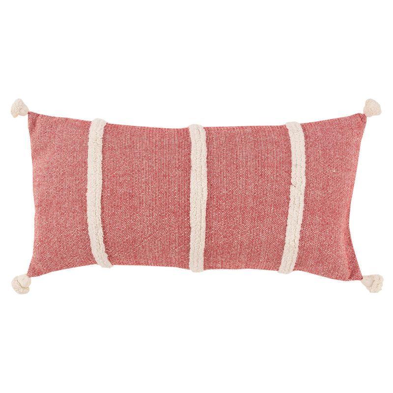 Rizzy Home Tassels Cotton Throw Pillow