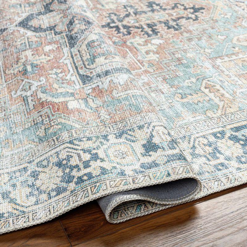 Hauteloom Rectangle Area Rug   Brick Red