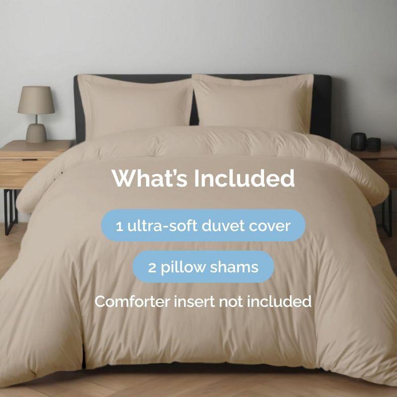 CGK Linens Premium Hotel Quality Soft & Cooling Duvet Cover Set