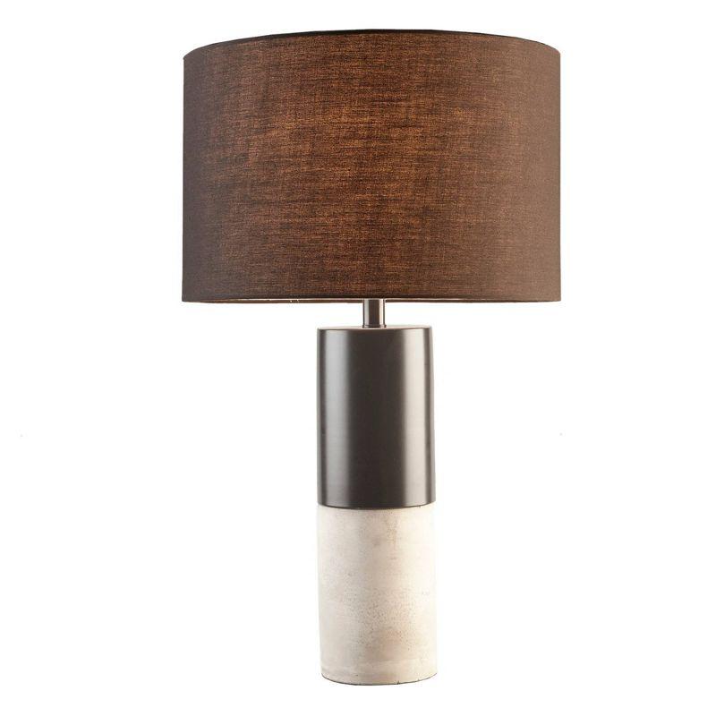 Hampton Hill Fulton Metal and Concrete Table Lamp