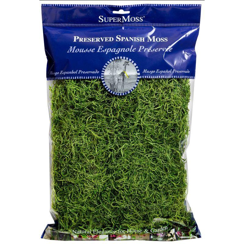 SuperMoss Preserved Spanish Moss for Home and Garden Decor