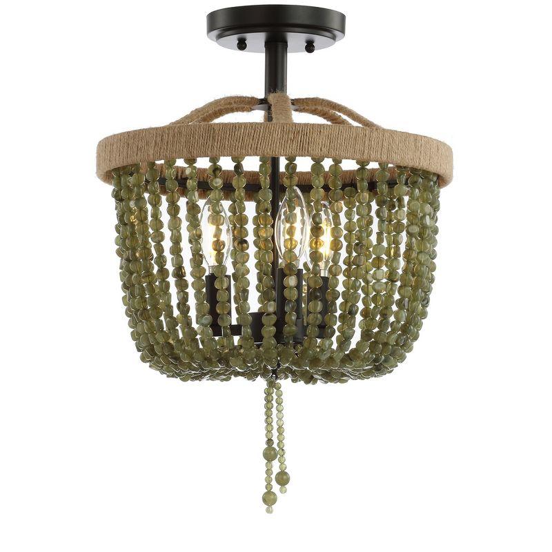 Davin Flush Mount - FLU4040 - Black - Safavieh