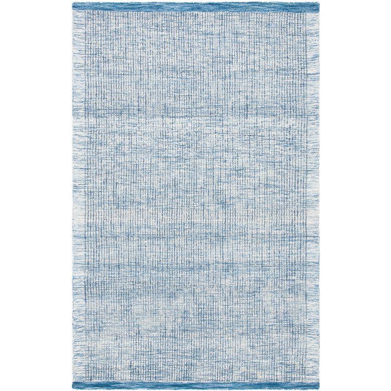 Metro MET151 Hand Tufted Indoor Area Rug - Ivory/Blue - 4'x6' - Safavieh