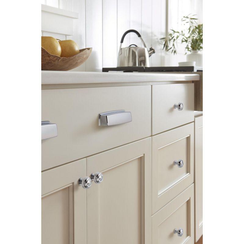 Kane 1-3/16 inch (30mm) Diameter Polished Chrome Cabinet Knob