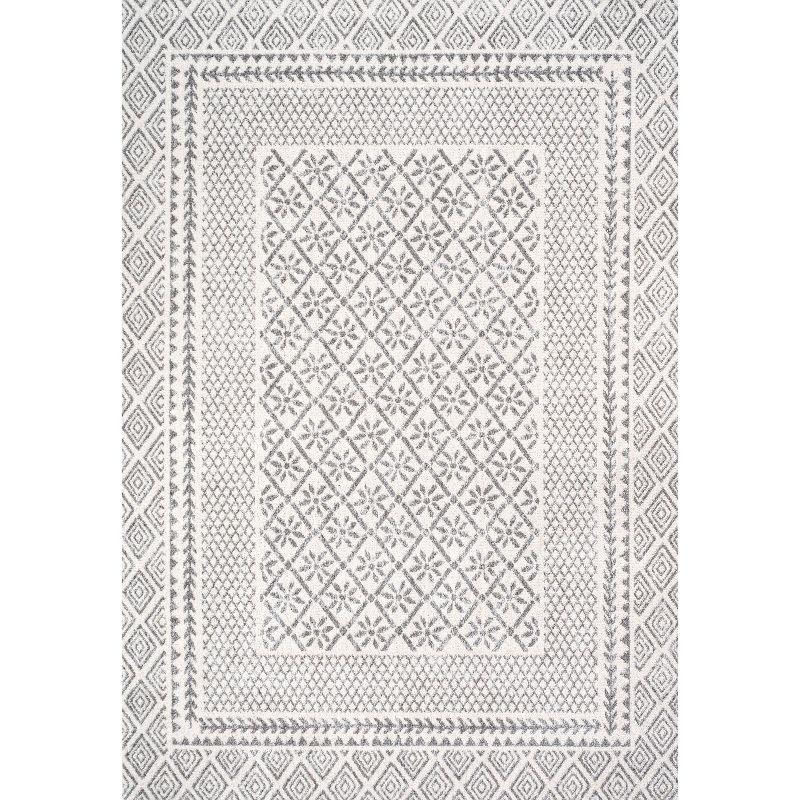 Athens Modern Geometric Boho Area Rug - JONATHAN Y