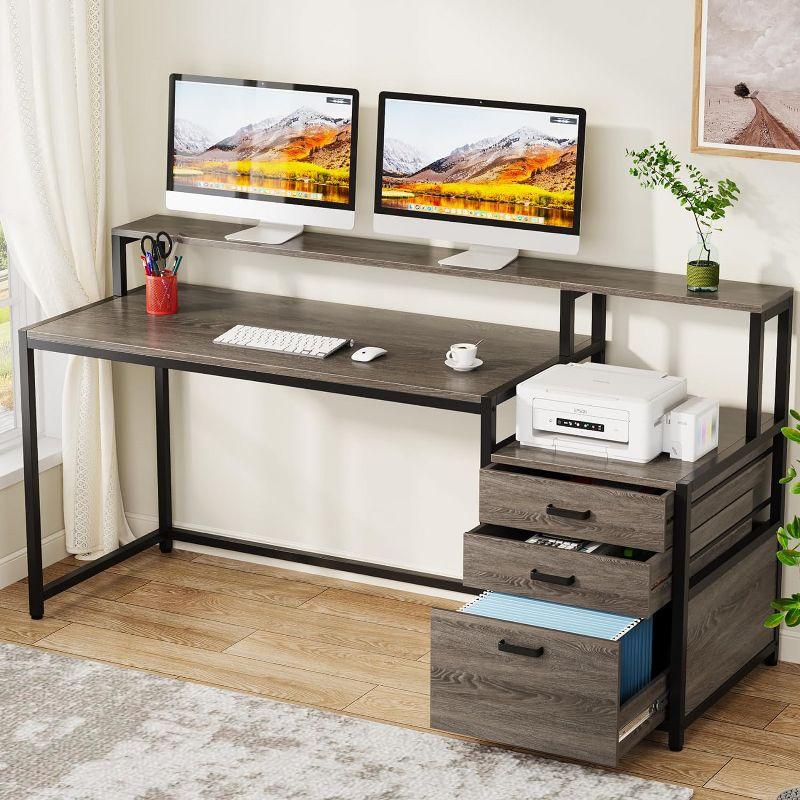 Lantine 63" Ergonomic Office Desk