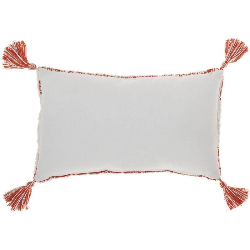 AA018-012020 Tassels Cotton Throw Pillow