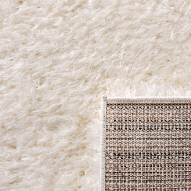 Madrid Shag 200 MDG256 Power Loomed Indoor Area Rug - Ivory - 6'7"x6'7" - Safavieh