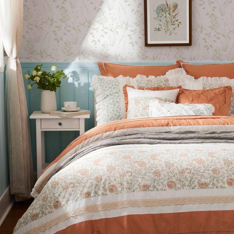 Dawn 9 Piece Cotton Percale Comforter Set