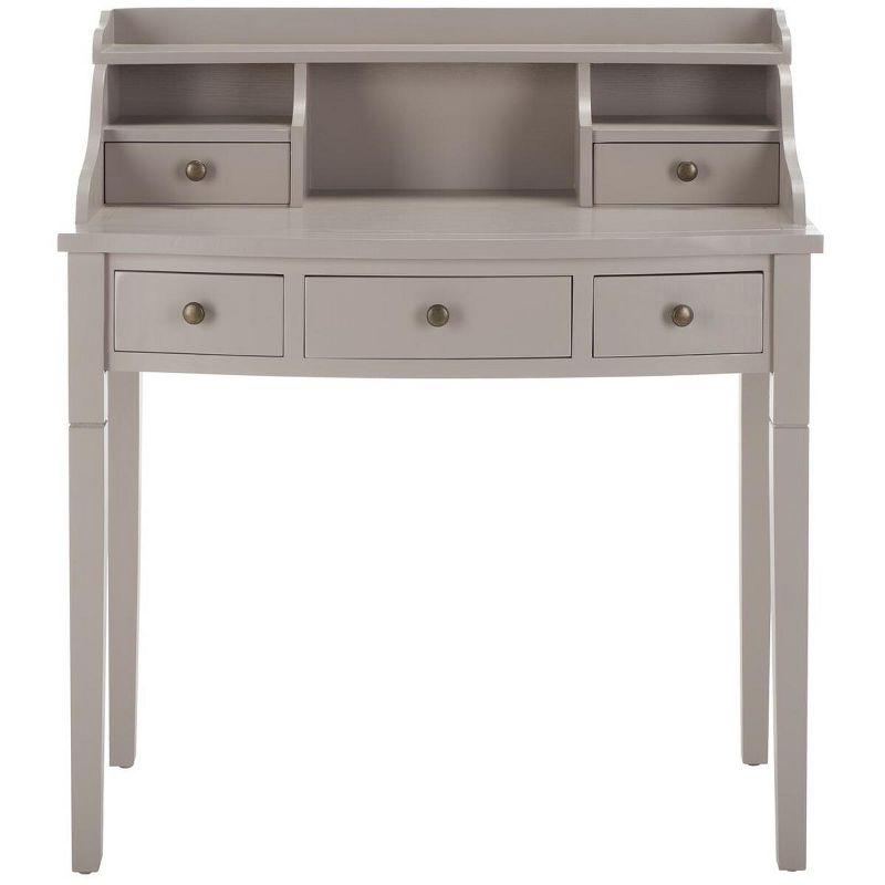 Landon Writing Desk - Quartz Grey - Safavieh