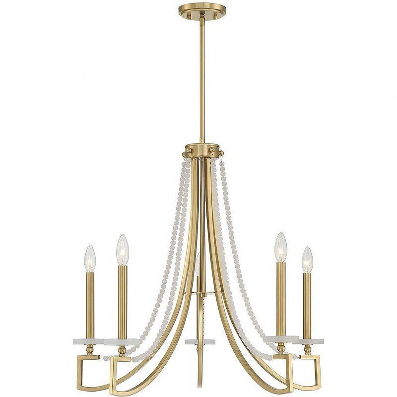 Helen 5-Light Chandelier in Warm Brass