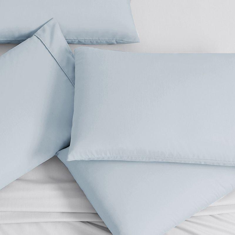 Swift Home | Basics 2-Piece Microfiber Pillowcase Set Blue Fog Standard