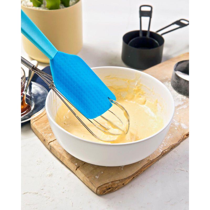 Talisman Designs 2-in-1 Beater Scraper Spatula, Blue