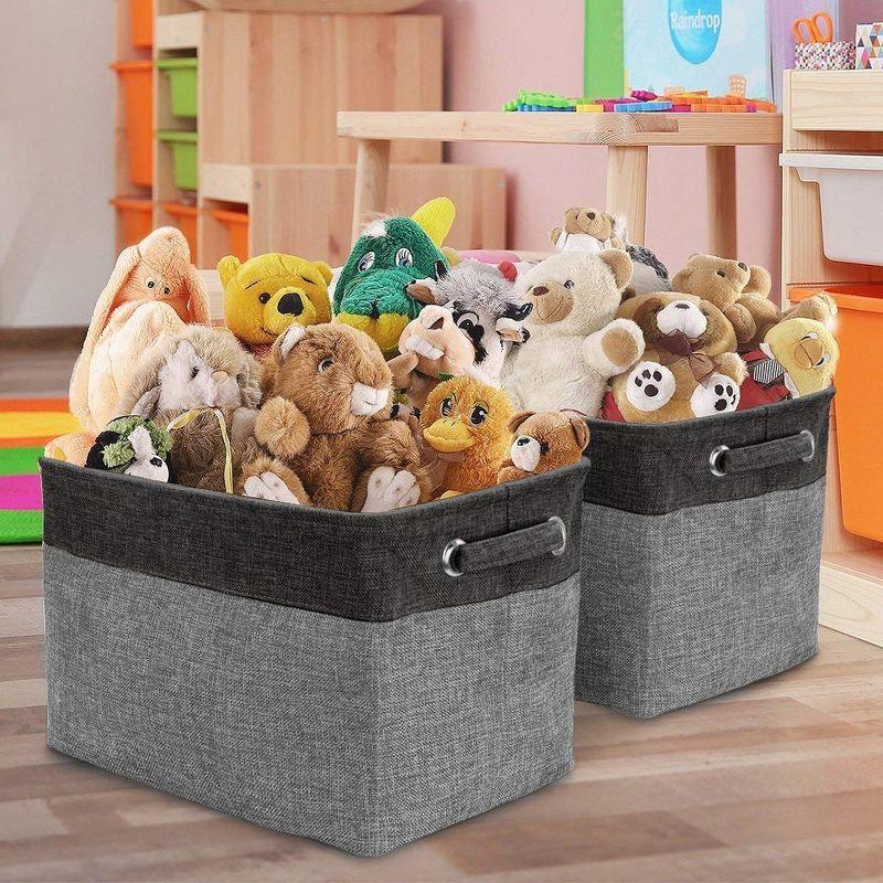 Sorbus Fabric Cubby Organizer with Handles