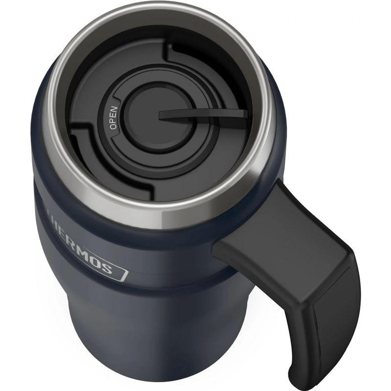 Thermos 16 oz. Stainless King Travel Mug with Handle - Matte Midnight Blue