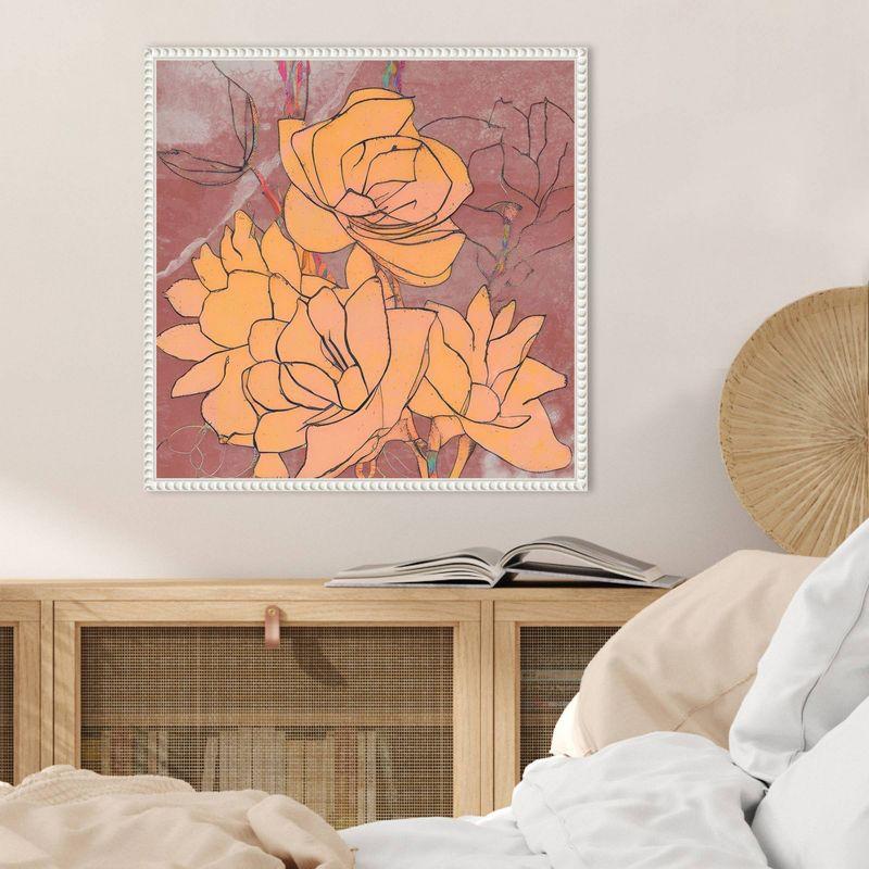 Amanti Art Abstract Pale Roses by Elena Ray Framed Wall Art Print