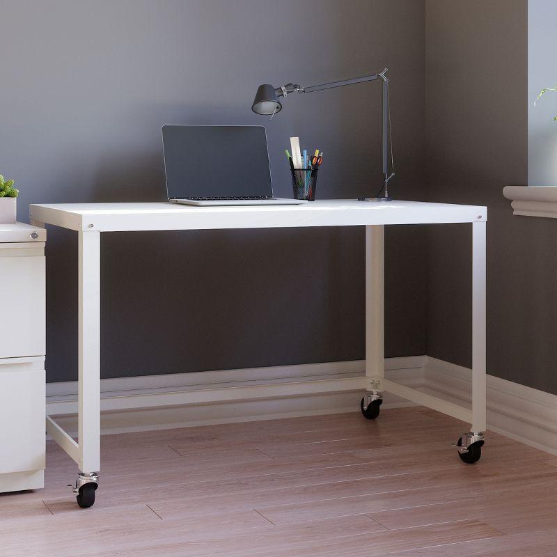 Space Solutions Mobile Desk Steel