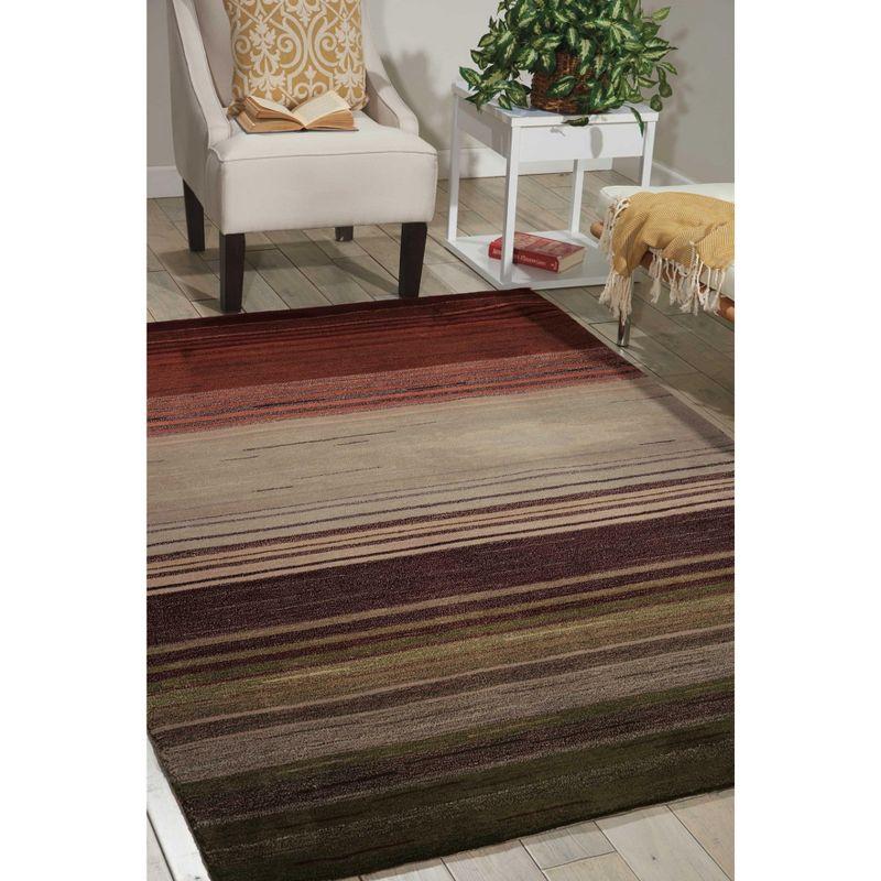 Forest Multicolor Tufted Synthetic 8' x 10' Area Rug