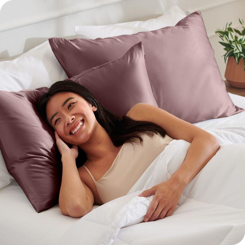 Bare Home Soft Poly Satin Pillowcase Set