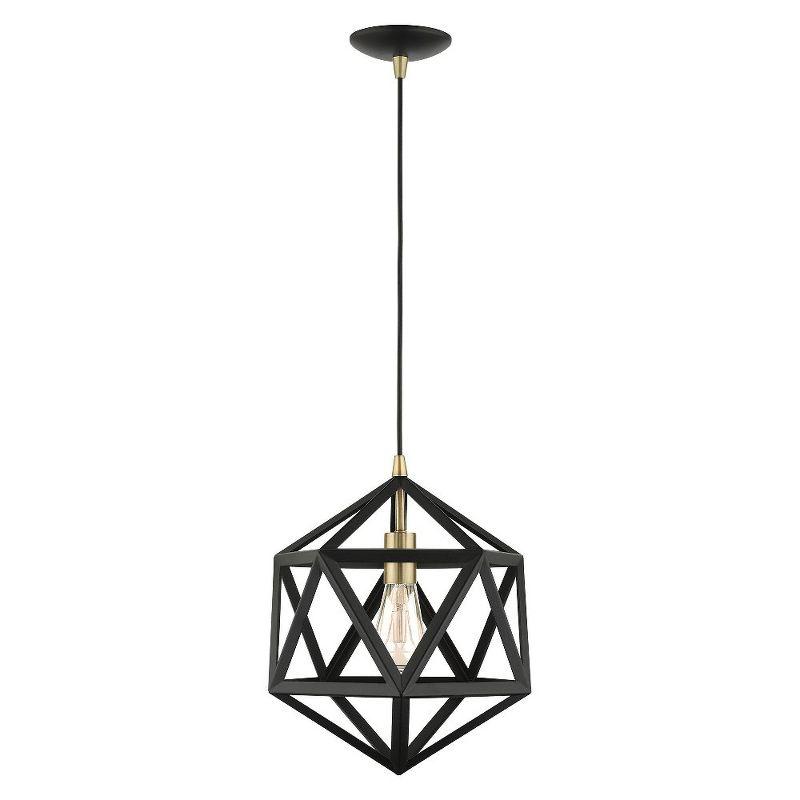 Livex Lighting Geometric 1 - Light Pendant in  Textured Black