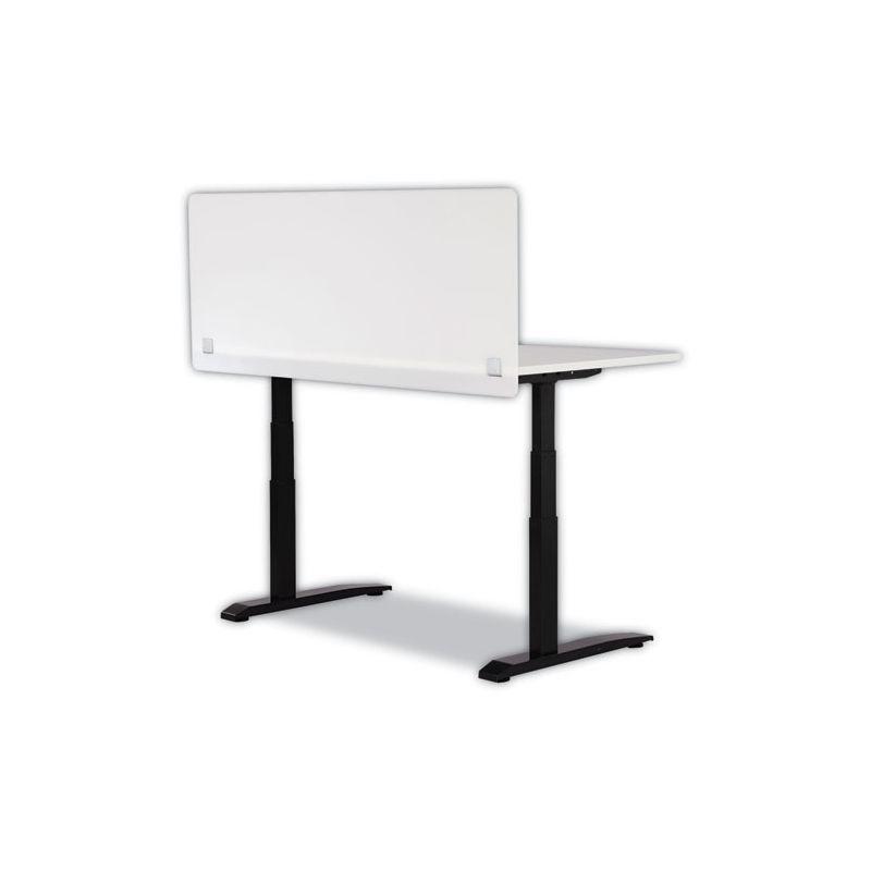 Safco 7517 Series Wellness Panel, 59.5 x 2.5 x 23.5, Acrylic, White