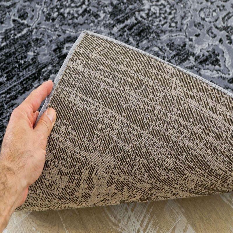 Luxe Weavers Victoria Collection Grey 5x7 Floral Area Rug