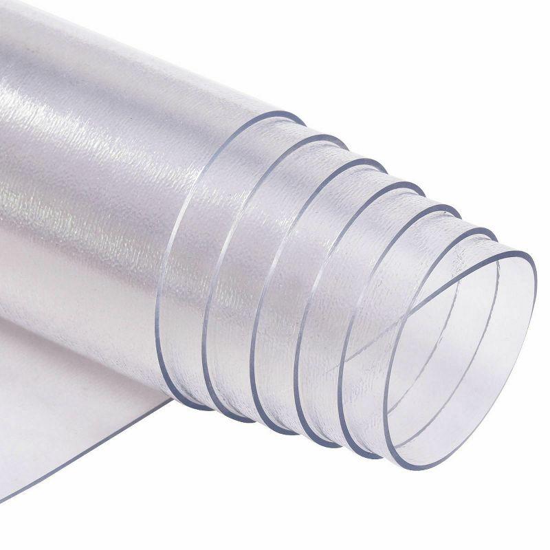 Costway 47'' x 47'' PVC Chair Floor Mat Home Office Protector for Home Office