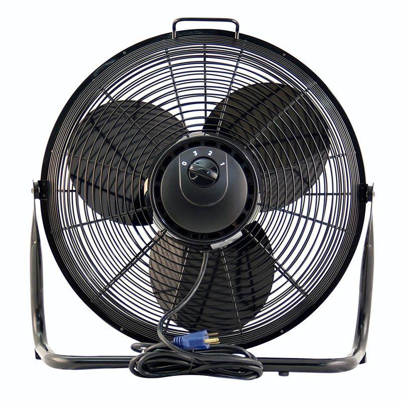 Air King 3-Speed Indoor Industrial Open Motor Pivoting Floor Fan