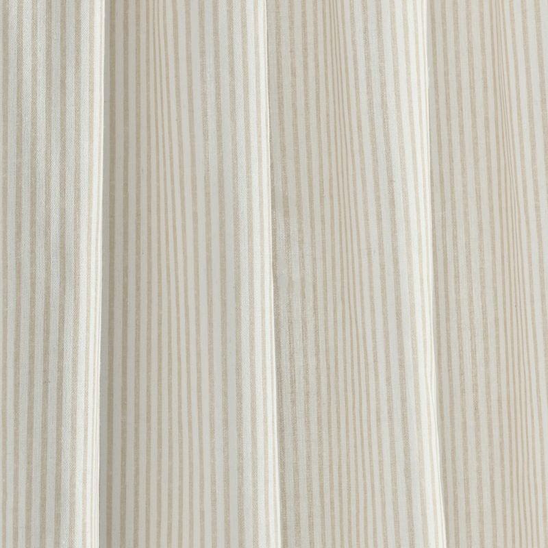 Farmhouse Reyna Ruffle Window Curtain Panels Neutral 54x84 Set