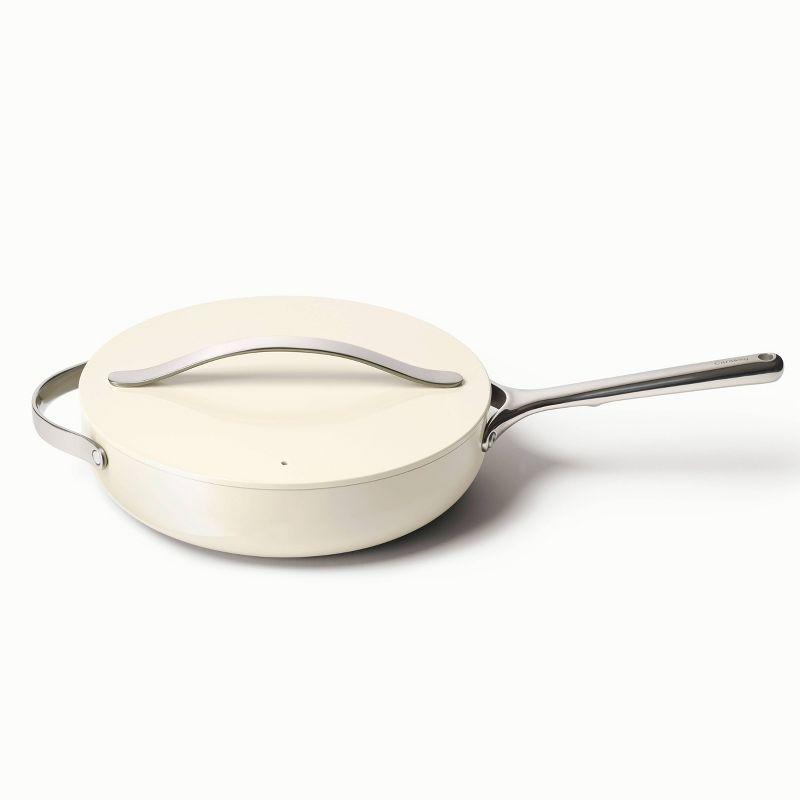 Caraway Home Cream Non-Stick Ceramic Sauté Pan