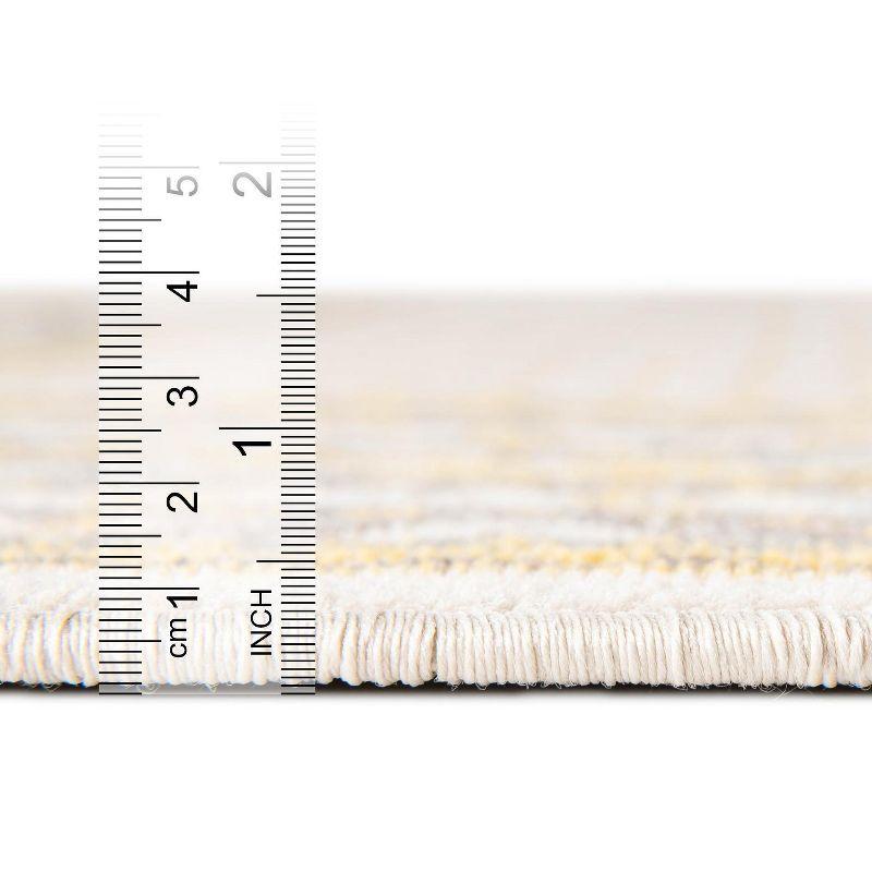 Unique Loom Williamsburg Collection Area Rug - Allover (2' 9" x 9' 10" Runner Beige/Gold)