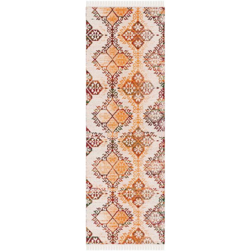 Kilim KLM727 Hand Woven Runner Rug - Ivory/Gold - 2'3"x7' - Safavieh.